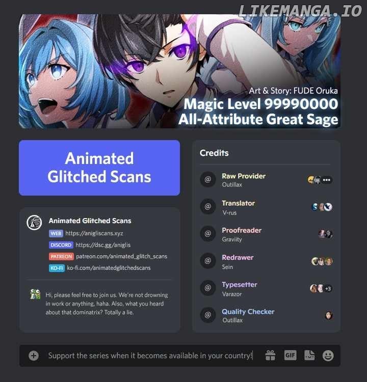 Magic Level 99990000 All-Attribute Great Sage Chapter 68 - page 1